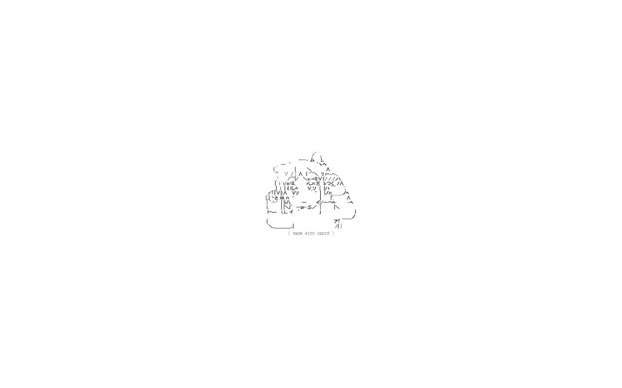 Carrd profile picture for @ascii